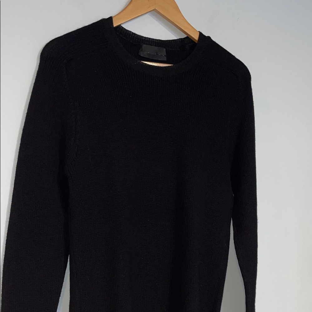 Balenciaga Women’s Black Crewneck Knit Sweater Sz Large - Picture 10 of 12